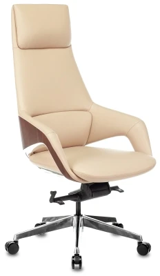 Кресло для руководителя Бюрократ DAO-2 бежевая кожа