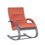 Кресло-качалка Leset Милано Mebelimpex Венге текстура V39 оранжевый - 00006760