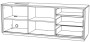  Тумба опорная обвязка YN, фасады GS, правая / NZ-0211.YN.GS.R /  1700x450x620 обвязка YN, фасады GS, правая - 1