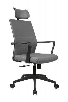 Кресло для персонала Riva Chair RCH A818+Серая сетка