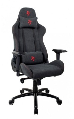 Геймерское кресло Arozzi Verona Signature Soft Fabric - Red Logo